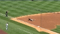 Wright's diving stop