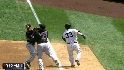 Swisher's bunt loads the bases