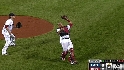 Martinez flashes the leather