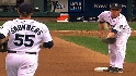 Saunders doubles off a runner