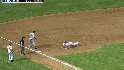 Andrus tags up late