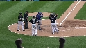 Quentin's three-run shot
