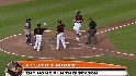 Moore's two-run homer