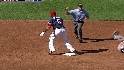 Wright nails Desmond at second