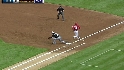 Hamilton scores on a groundout