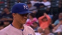 Greinke strikes out nine