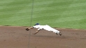 Cora's diving grab