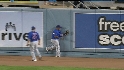 Byrd's nice catch at the wall