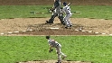 Murphy scores on wild pitch