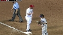 Gonzalez's strong throw