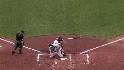 Marte's strong throw