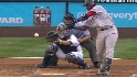 Hall's two-run homer