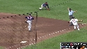 Izturis' two-run infield single
