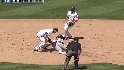 Reyes picked off by Kershaw