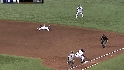 Pena's tough stop