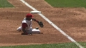 Callaspo's strong throw