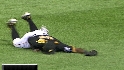Milledge's great diving catch