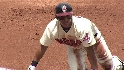 Brantley's leadoff triple