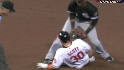 Jones' strong throw