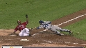 Bourjos' squeeze play