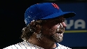 Dickey on his one-hitter