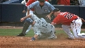 Ankiel throws out Theriot