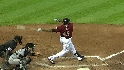 Umpire hit by Lee's backswing