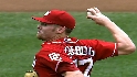 Strasburg strikes out seven