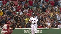 Pedroia receives an ovation