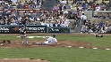 Podsednik scores on wild pitch