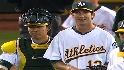 Blevins' first career save