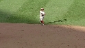 Aybar's nice play