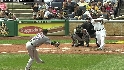 Milledge's solo homer