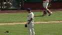 Romero loses shoe on deflection