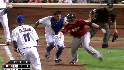 Francoeur's throw gets Johnson