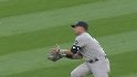 Swisher's tough catch