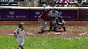 Bourn's RBI infield single