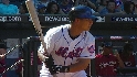 Hernandez's first hit with Mets