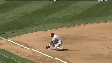 Polanco's strong throw