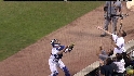 Hill's catch in foul territory