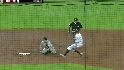 Holliday's strong throw