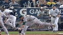 Granderson scores a run