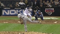Gonzalez bunts against the shift