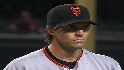 Zito strikes out seven