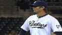 Luebke's first big league win