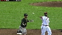 Hanigan's strong throw