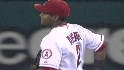 Aybar's spinning throw