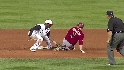 Olivo's strong throw