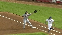 Kinsler's speed causes a run