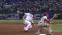 Mathis' strong throw